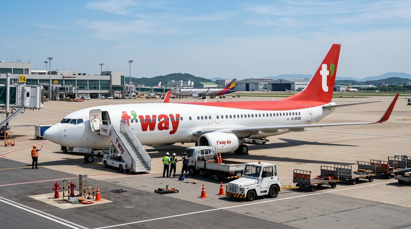 CDB Aviation Delivers Second Boeing 737-8 to T’way Air