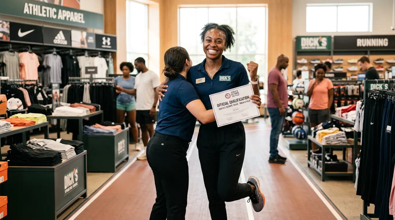 DICK'S Employee Qualifies for 2028 Olympic Trials