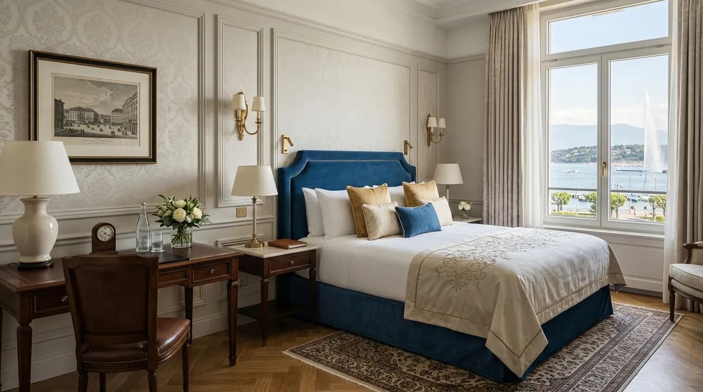 Four Seasons Geneva Unveils Heritage-Led Room Redesign