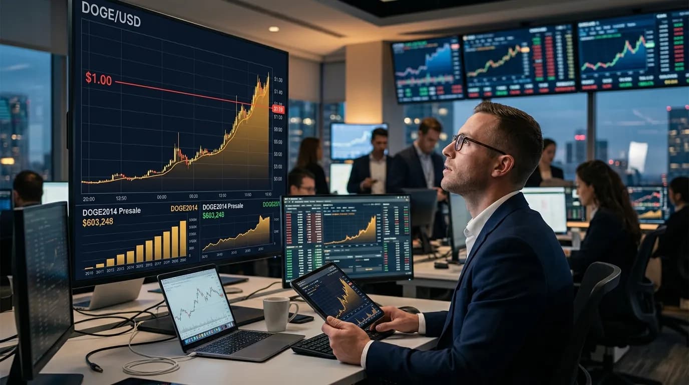 Dogecoin Eyes $1 Mark as Doge2014 Presale Tops $600,000