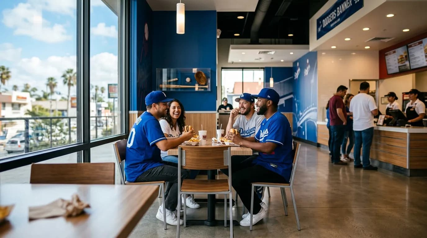 Habit Burger Grill Debuts Dodgers-Themed Fan Hub in L.A.
