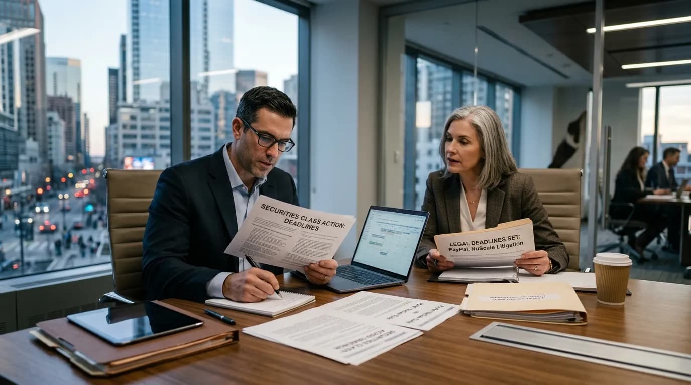 Deadlines Set for PayPal and NuScale Securities Suits