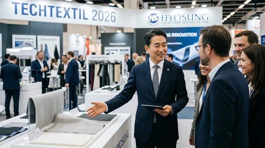 HS Hyosung Vice Chairman Drives Sales at Techtextil 2026