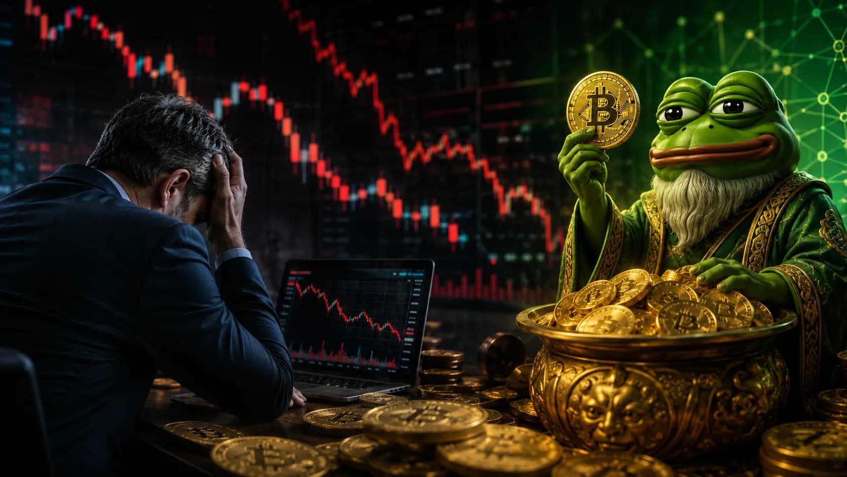 Crypto Market Jitters: ETFs Bleed $3.4B Amid Pepeto's $10.2M Round